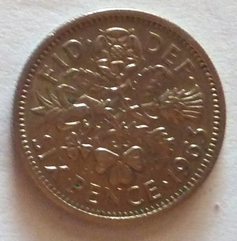 monnaies monde royaume uni 6 pence 1963