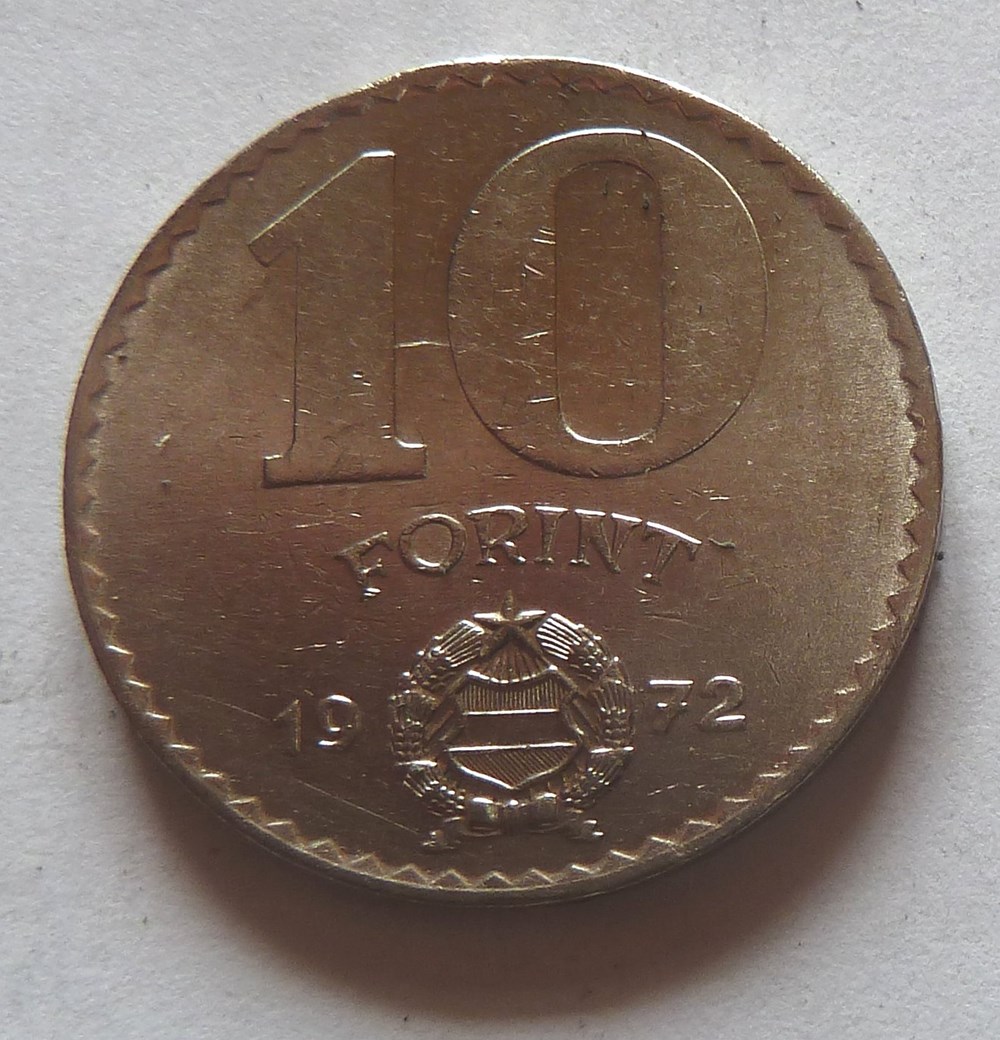 10 Forint - 1972 BP monnaies monde hongrie 10 forint 1972 bp