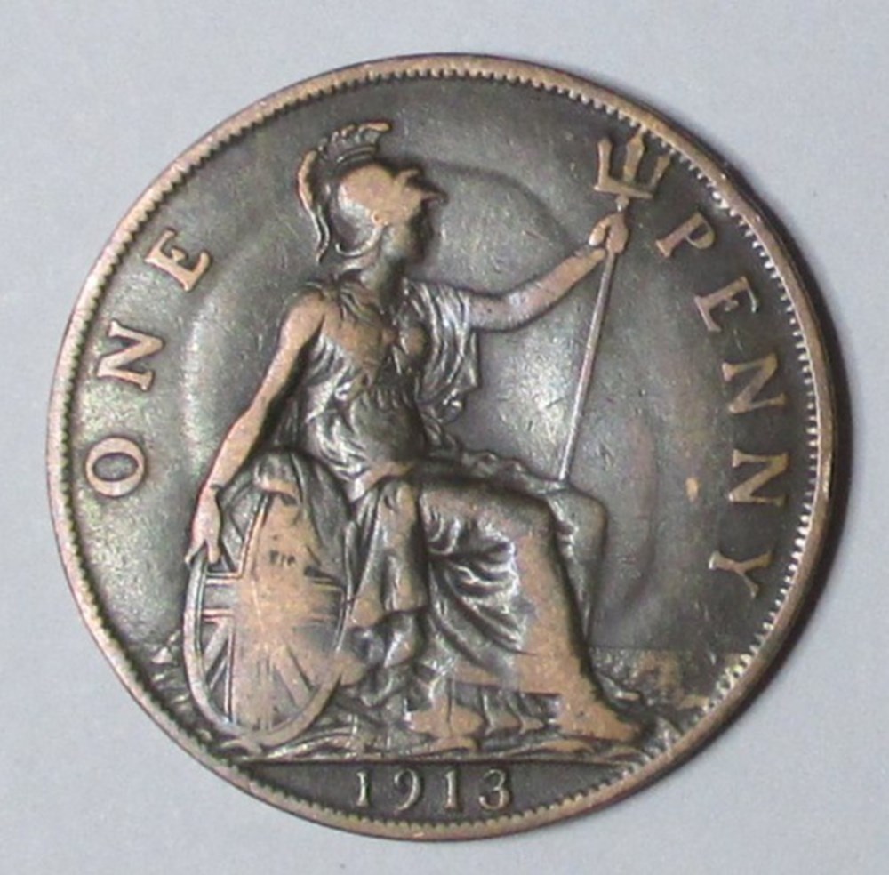 1 Penny - 1913 monnaies monde royaume uni 1 penny 1913