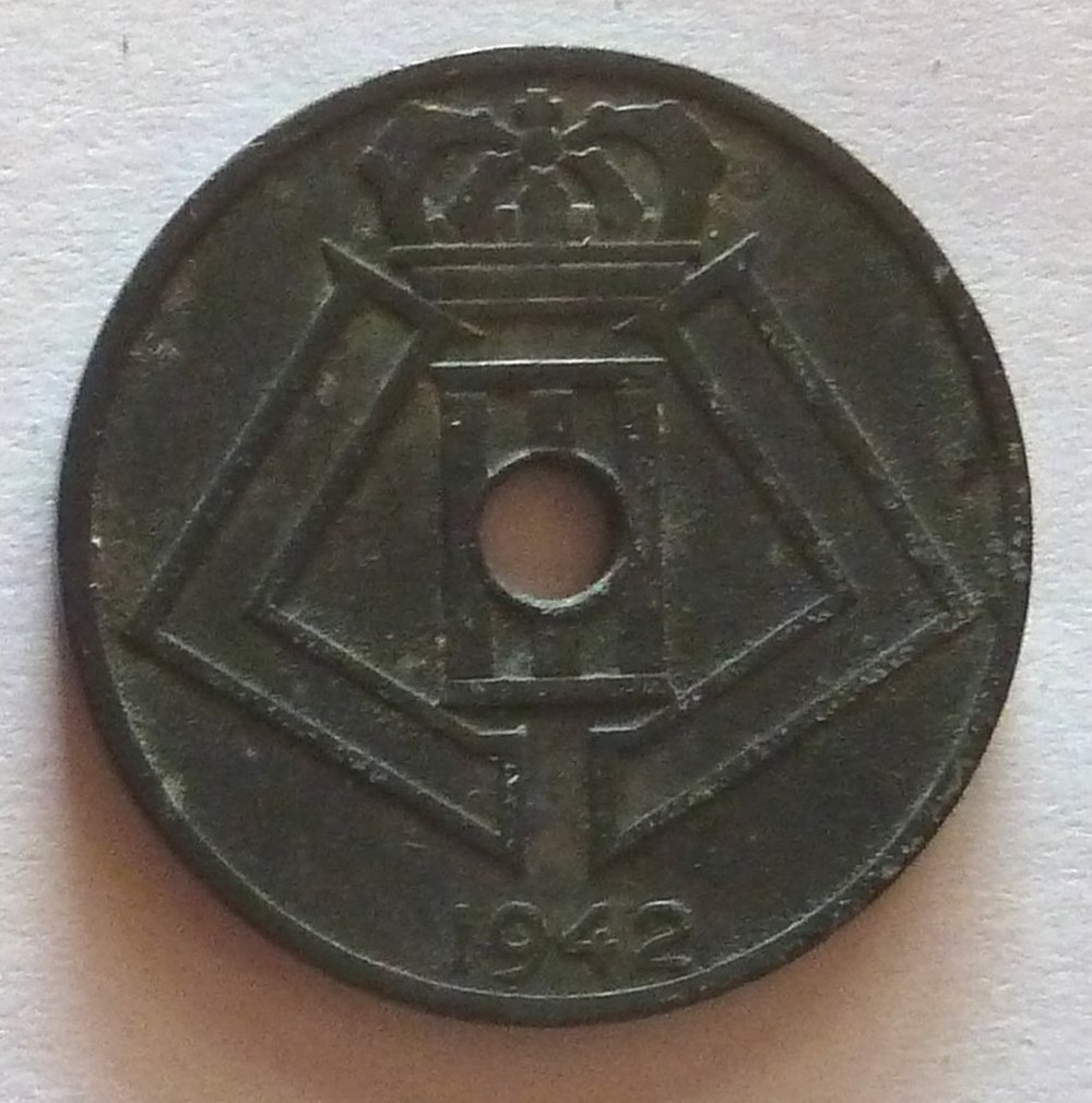 25 Centimes - 1942 monnaies monde belgique 25 centimes 1942