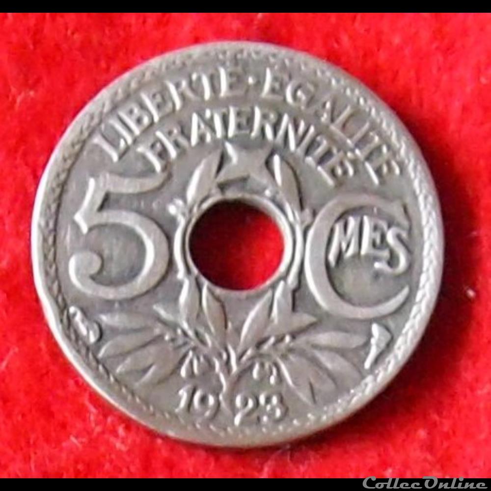 Lindauer - 5 Centimes - 1923 monnaies monde france lindauer 5 centimes 1923