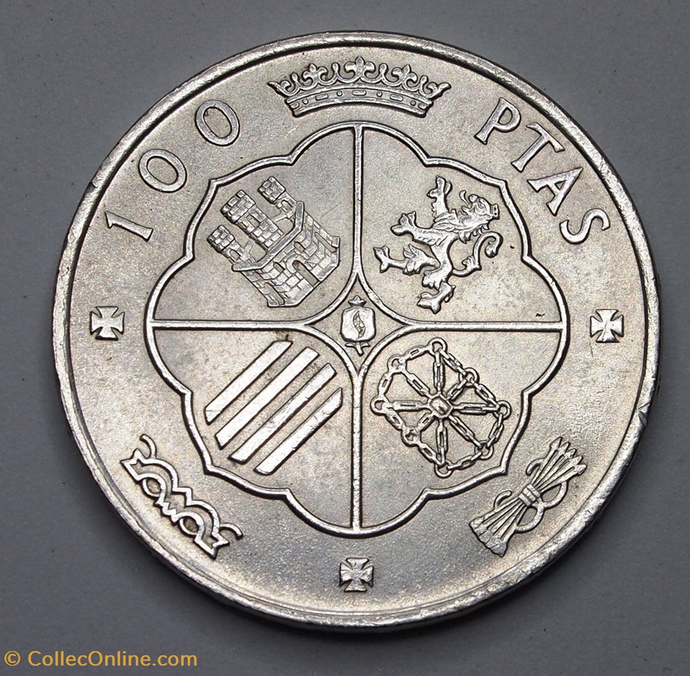 100 Pesetas - 1968 monnaie monde espagne 100 pesetas 1968