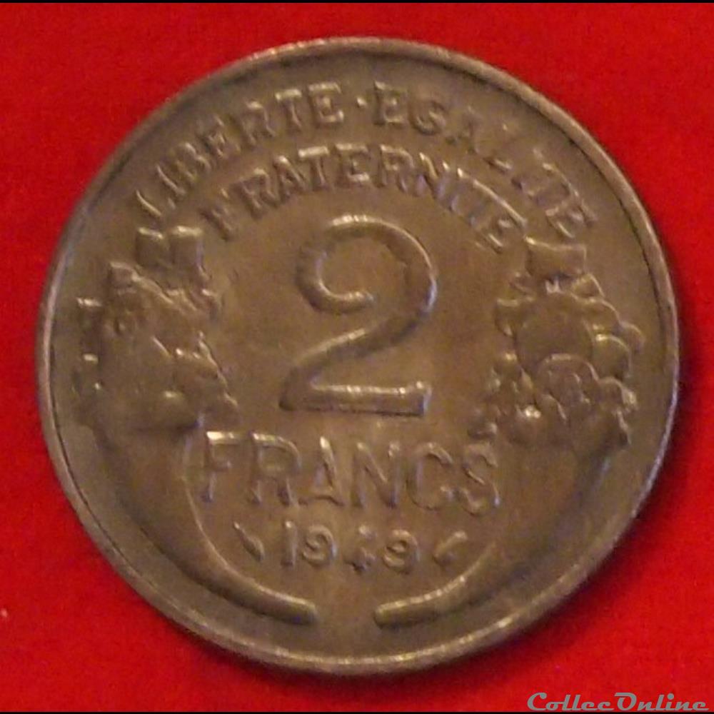 Morlon - 2 Francs - 1949 - Moedas - Mundo - França - Quatrième République