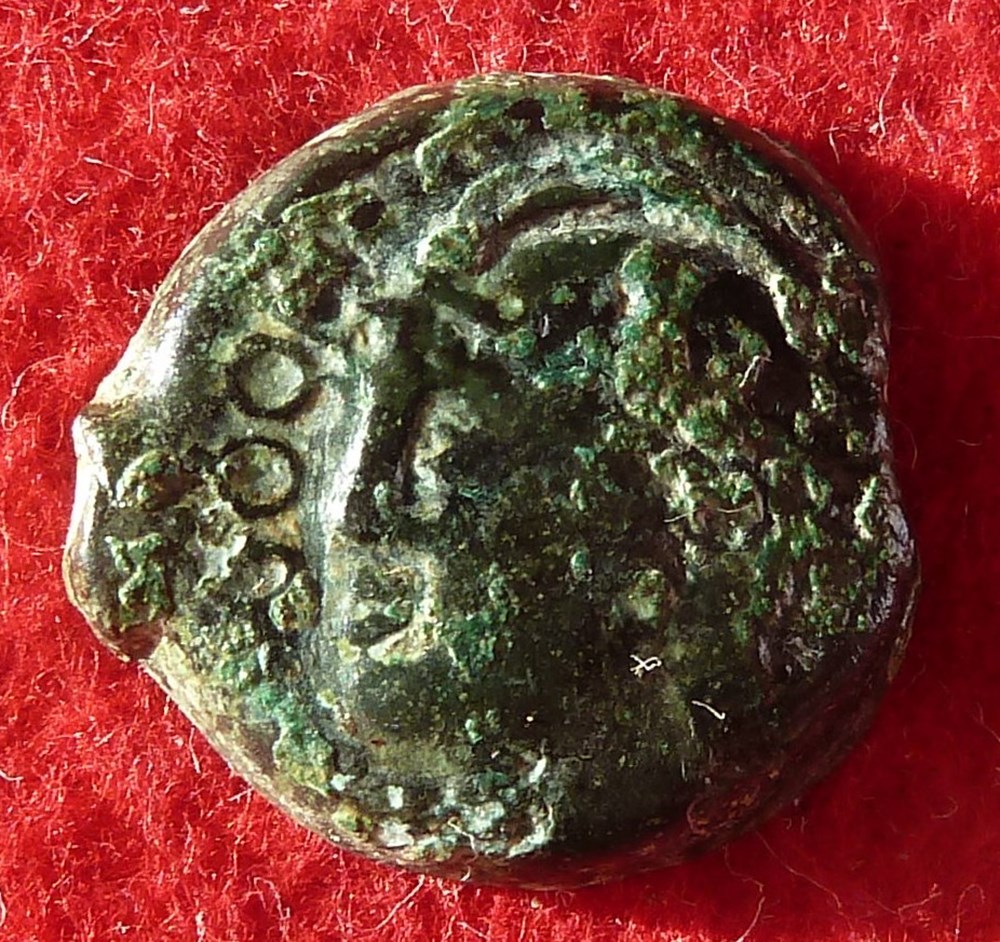 monnaies antiques celtes meldes bronze roveca classe iv au lion