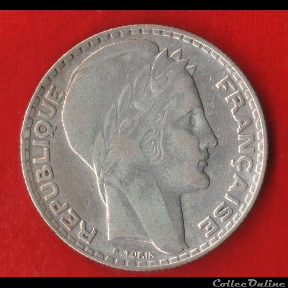 Turin - 10 Francs - 1933 monnaies monde france turin 10 francs 1933