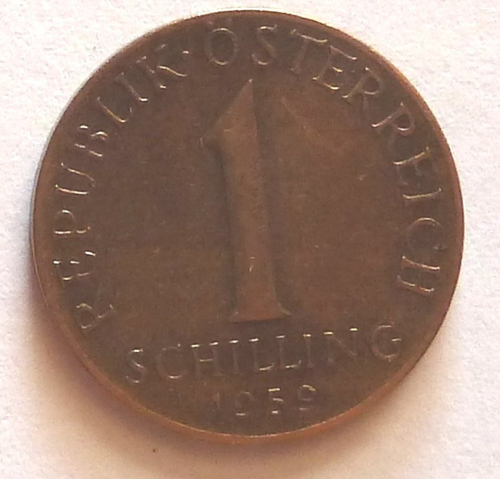 1 Schilling - 1959 monnaies monde autriche 1 schilling 1959