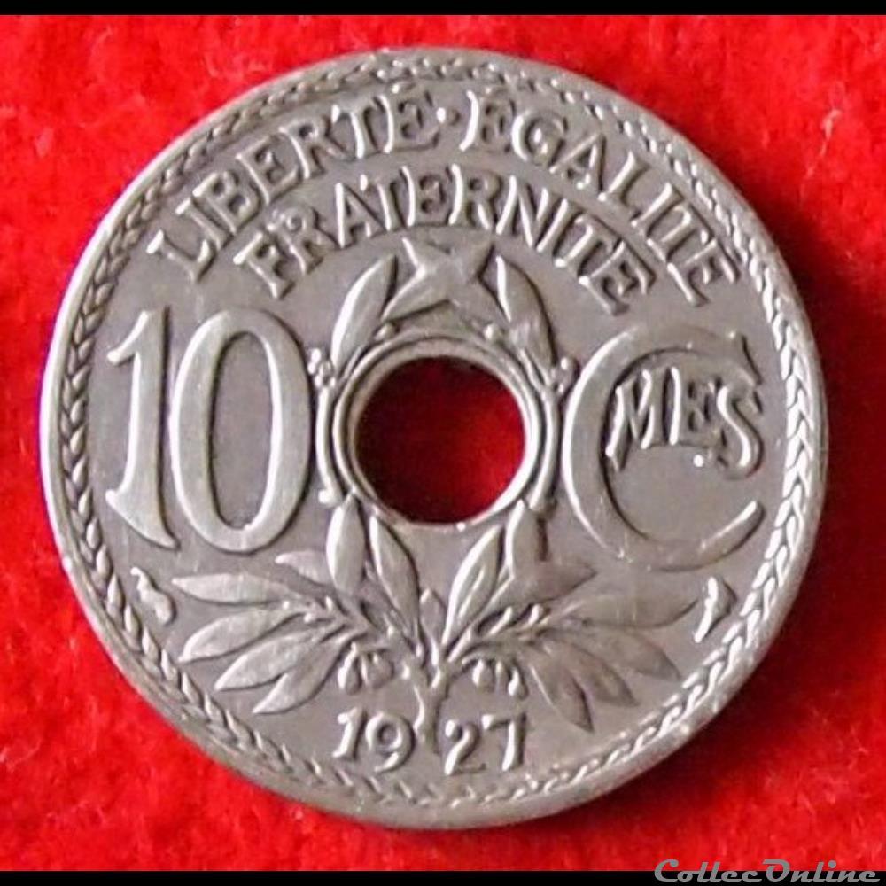 Lindauer - 10 Centimes - 1927 monnaies monde france lindauer 10 centimes 1927