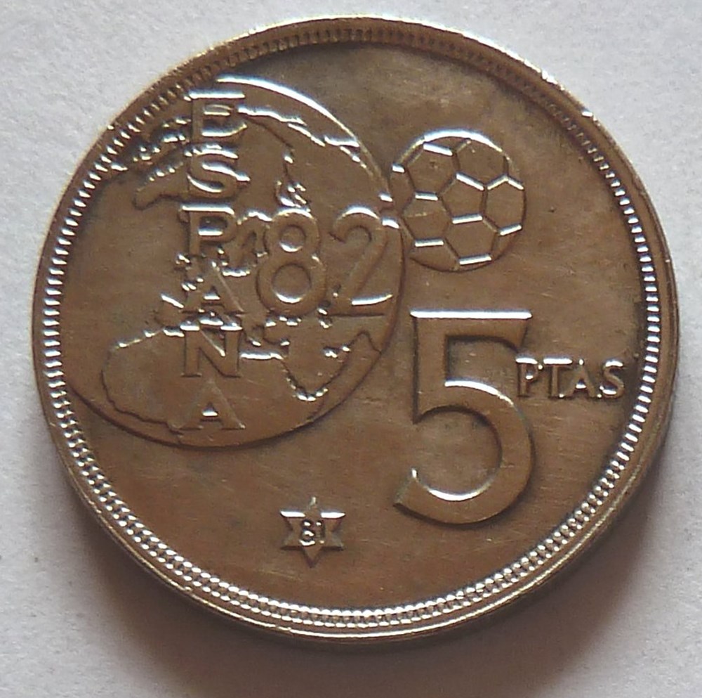 5 Pesetas - 1981 monnaies monde espagne 5 pesetas 1981