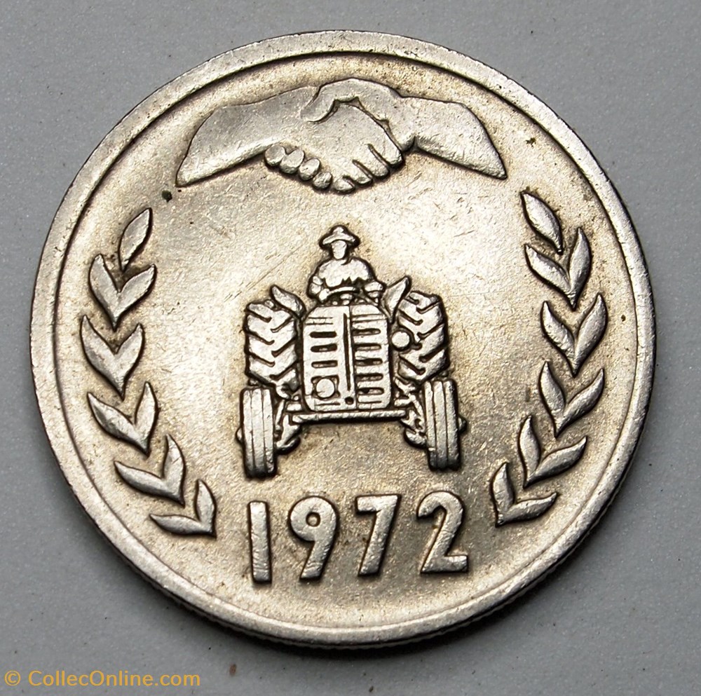 1 Dinar - 1972 monnaies monde algerie 1 dinar 1972