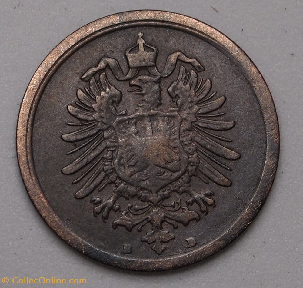 monnaies monde allemagne 1 pfennig 1888 d
