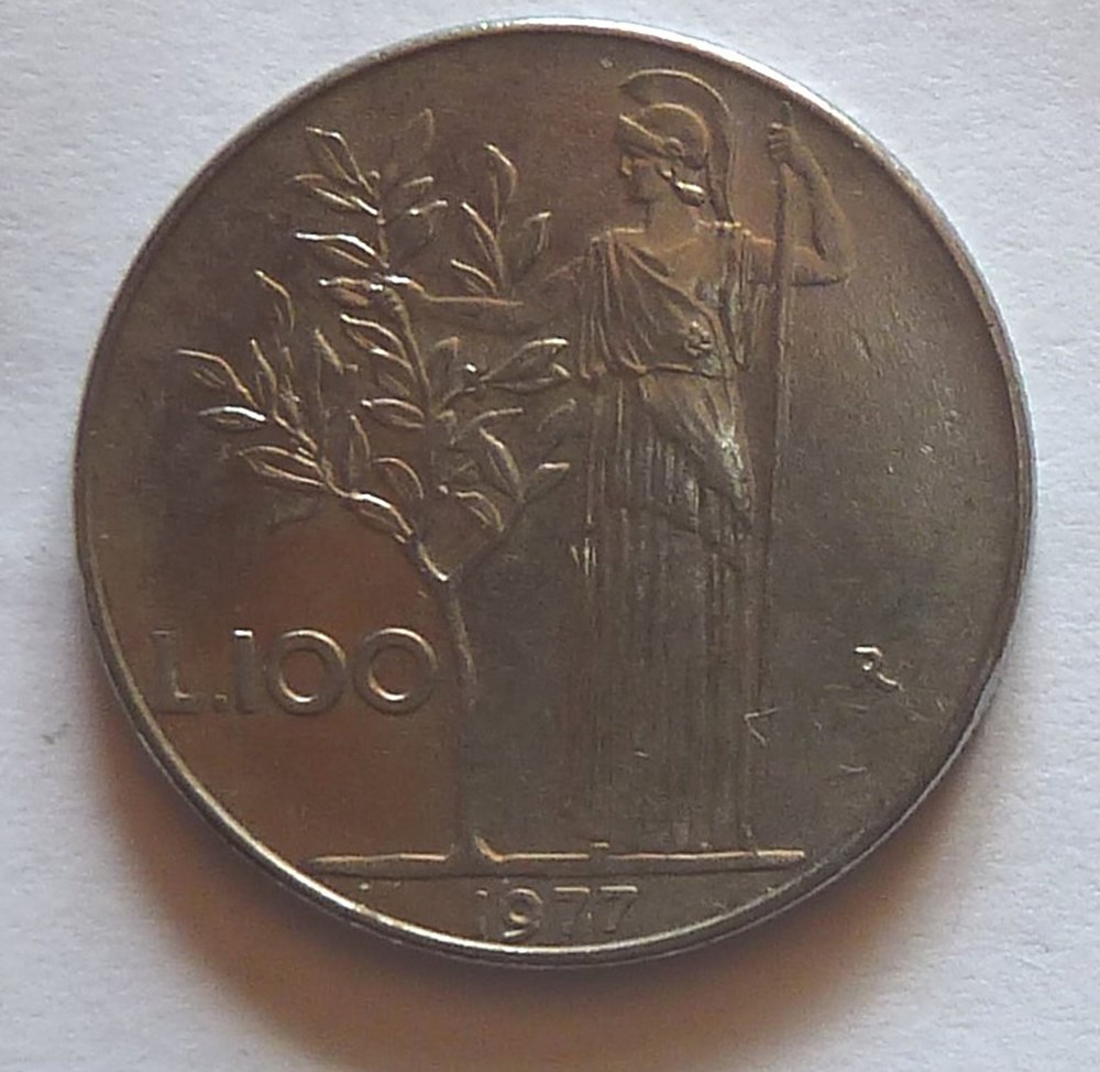 100 Lires - 1977 R monnaies monde italie 100 lires 1977 r