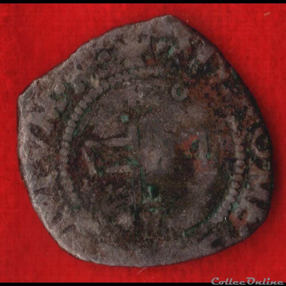 Liard au dauphin et à la croisette - 1543-1547 - Romans monnaies europe medievale france royales liard au dauphin et a la croisette 1543 1547 romans