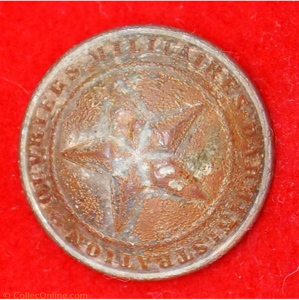 vetements et accessoires boutons armee de terre ouvriers militaires administration 1854 1914