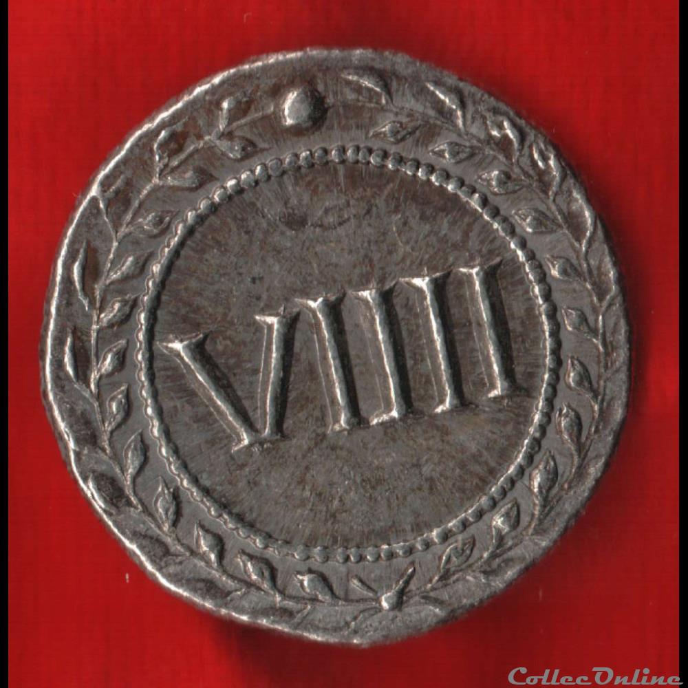 Jeton Numéro 9 monnaie mereaux france jeton numero 9