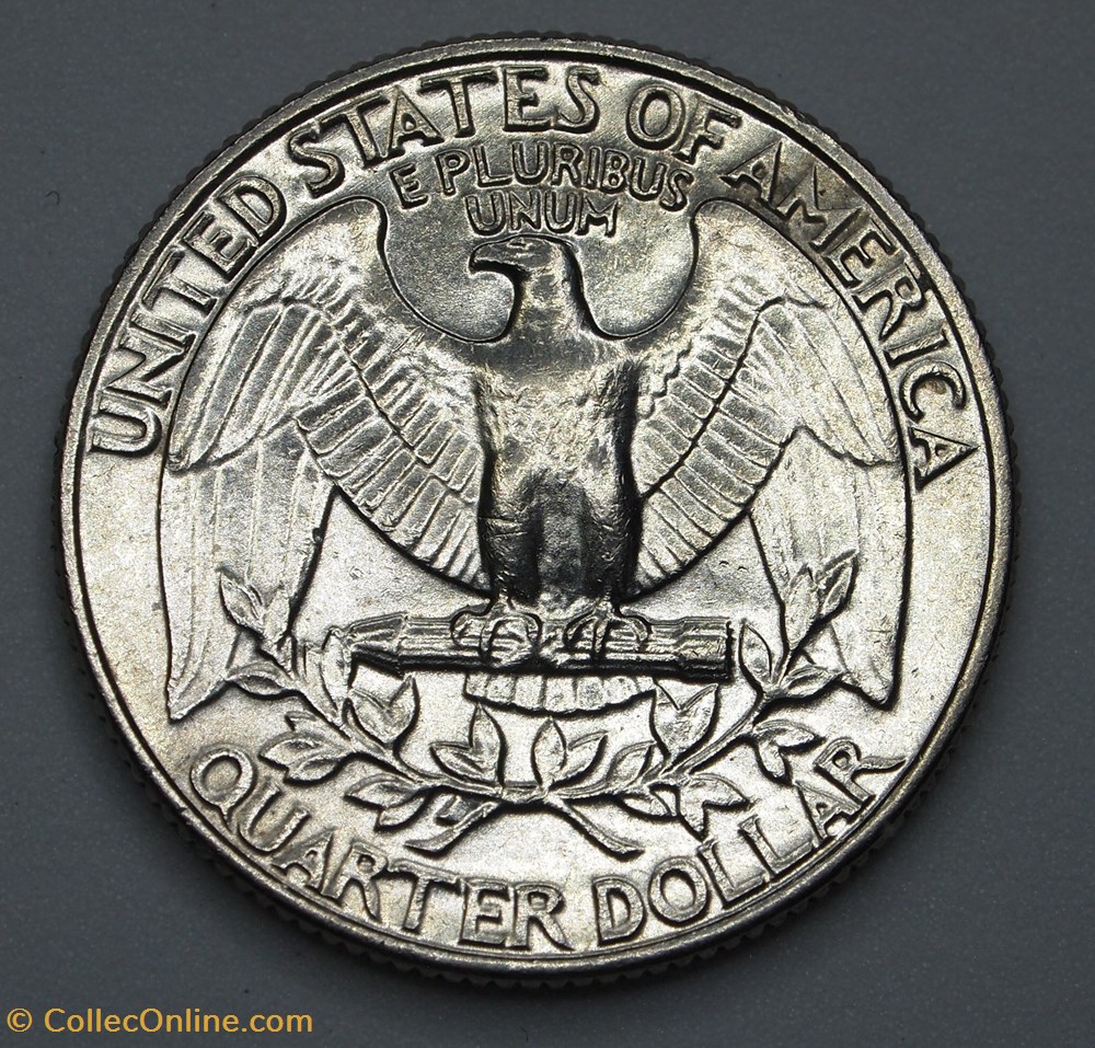 1/4 dollar ( 25 cents ) - 1984 P monnaie monde etat uni 1 4 dollar 25 cents 1984 p