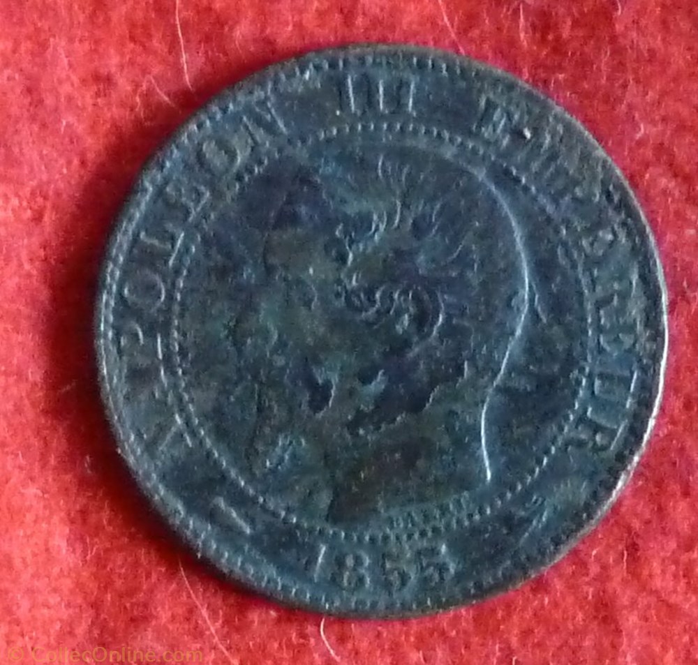 Napoléon III - 5 Centimes - 1855 - Lyon monnaies monde france napoleon iii 5 centimes 1855 lyon
