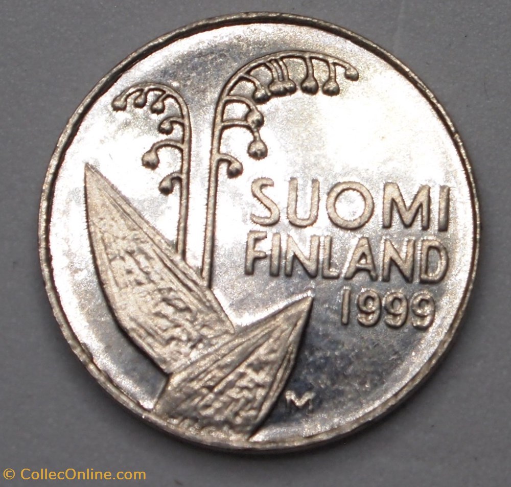 monnaie monde finlande 10 pennia 1999 m