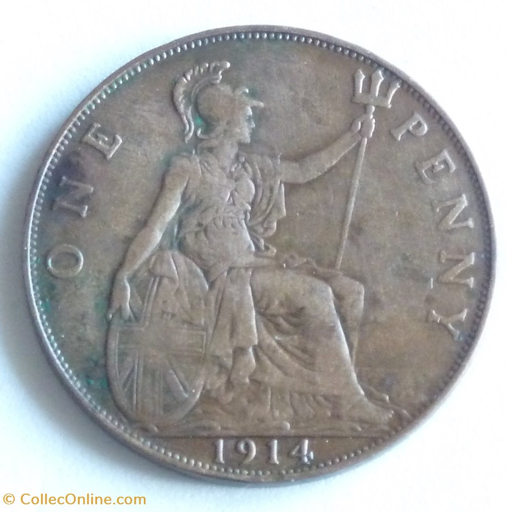 1 Penny - 1914 monnaies monde royaume uni 1 penny 1914