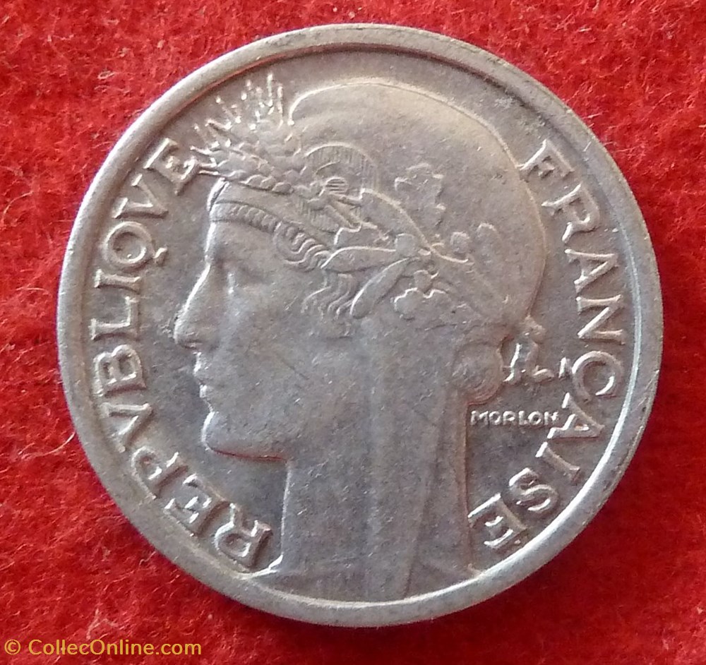 Morlon - 50 Centimes - 1941 monnaies monde france morlon 50 centimes 1941
