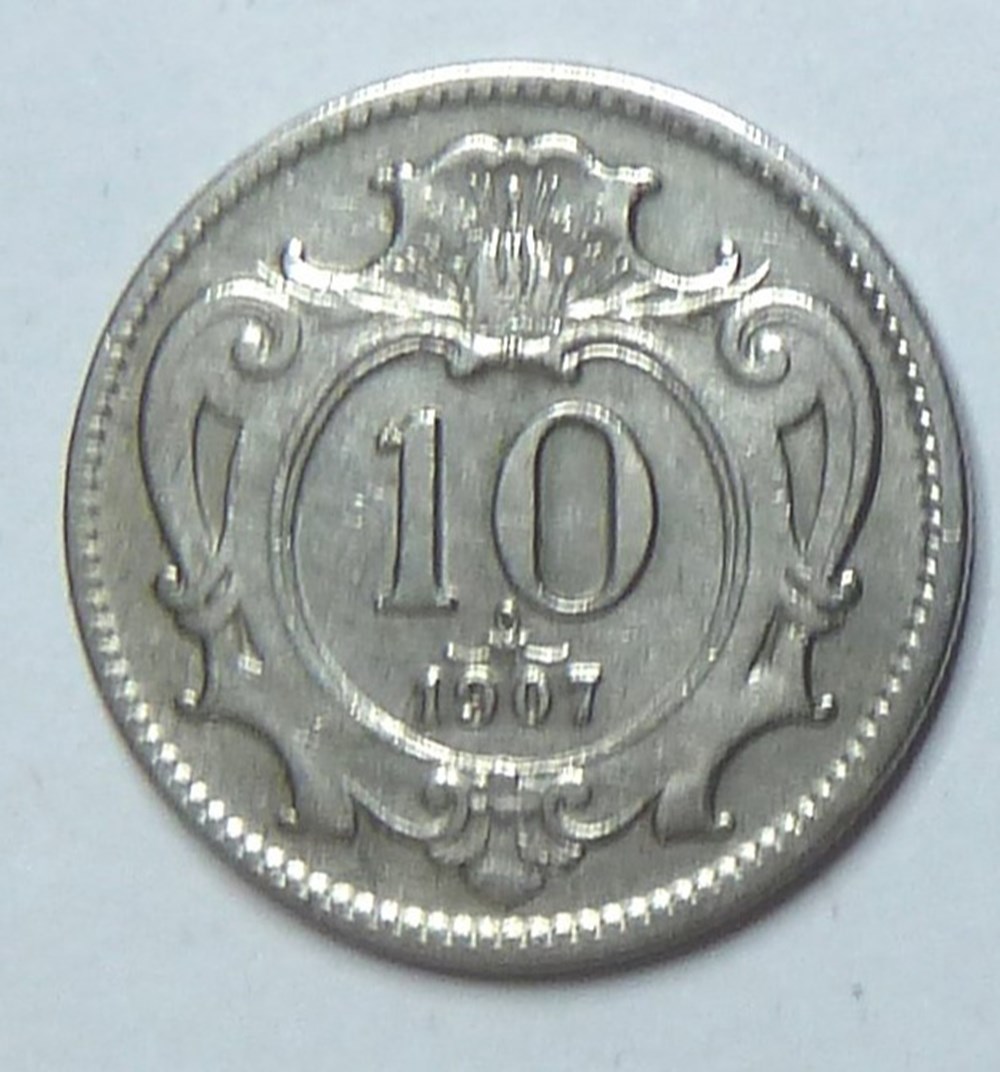 10 Heller - 1907 monnaies monde autriche 10 heller 1907