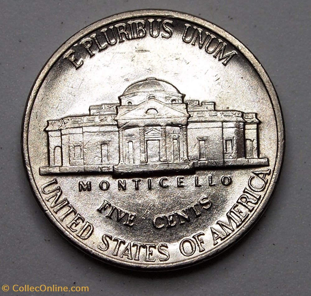 5 cents - 1987 D monnaie monde etat uni 5 cents 1987 d