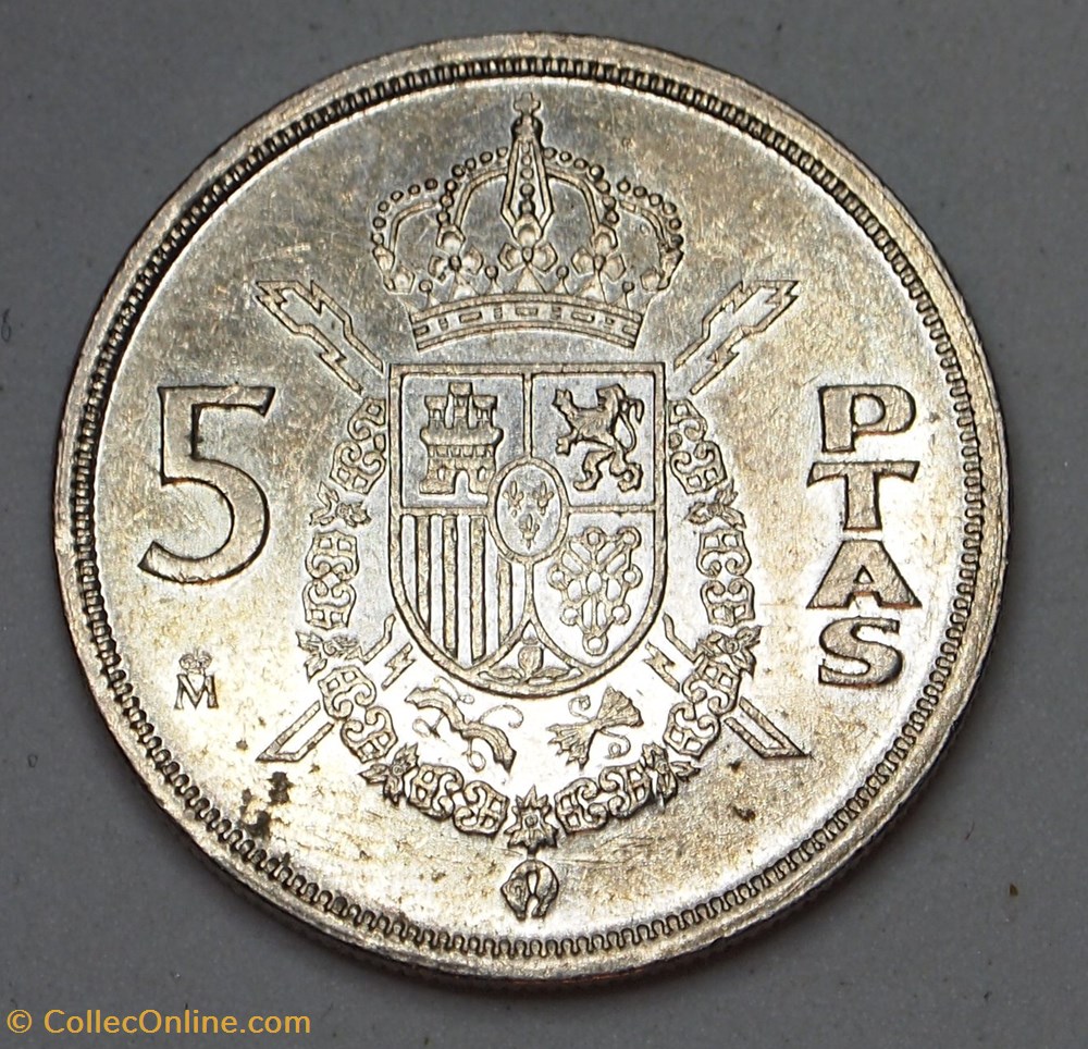 5 Pesetas - 1983 monnaies monde espagne 5 pesetas 1983