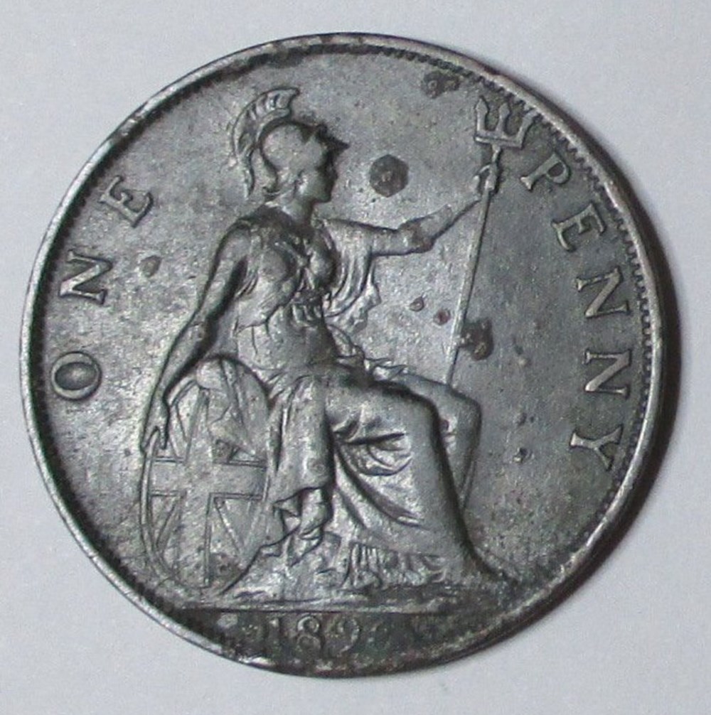 monnaies monde royaume uni 1 penny 1896