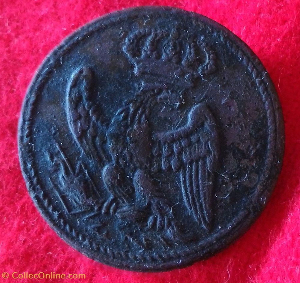 vetements et accessoires boutons militaires armee de terre garde imperiale 1804 1814