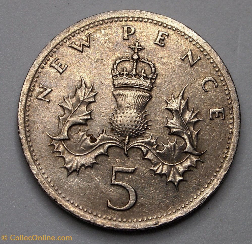 5 Pence - 1975 monnaies monde royaume uni 5 pence 1975