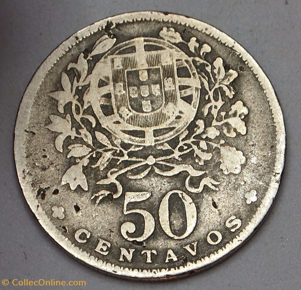 50 Centavos - 1929 monnaies monde portugal 50 centavos 1929