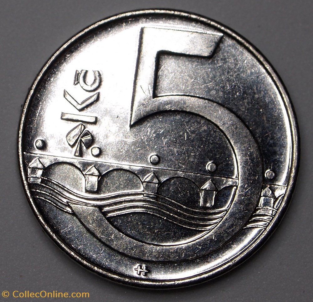 5 Korun - 2016 b monnaie monde republique tcheque 5 korun 2016 b