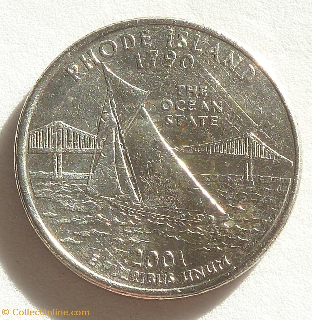 1/4 dollar ( 25 cents ) - 2001 P monnaies monde etats unis 1 4 dollar 25 cents 2001 p