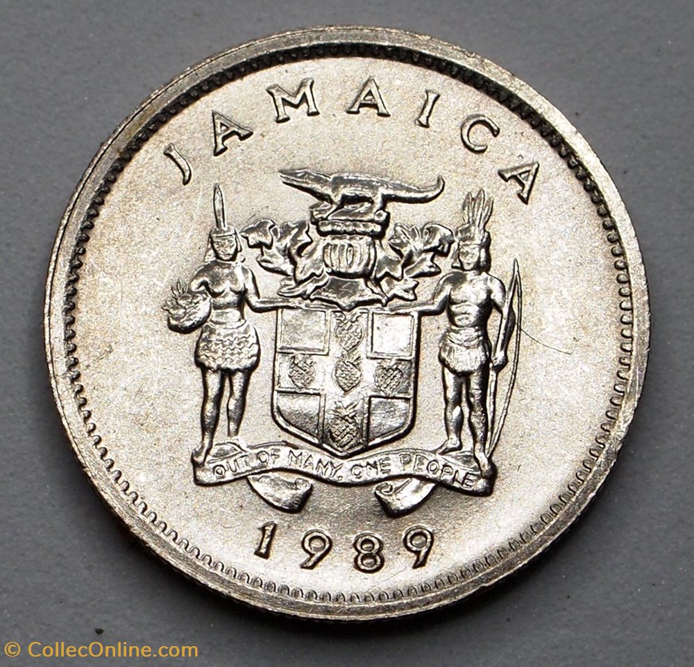 5 Cents - 1989 monnaies monde jamaique 5 cents 1989