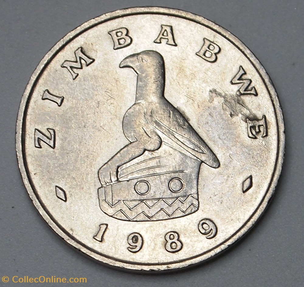 20 Cents - 1989 monnaies monde zimbabwe 20 cents 1989