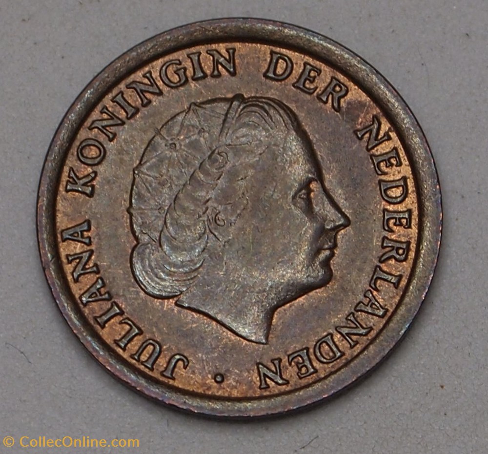 1 Cent - 1966 monnaies monde pays bas 1 cent 1966