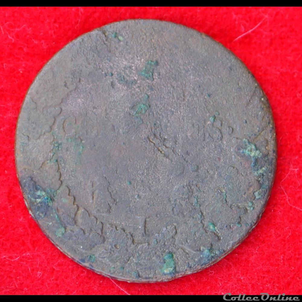Consulat / Directoire - 5 centimes Dupré - AN 8 - Limoges monnaies monde france consulat directoire 5 centimes dupre an 8 limoges