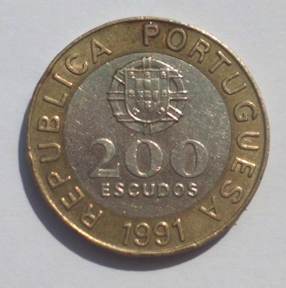 monnaies monde portugal 200 escudos 1991