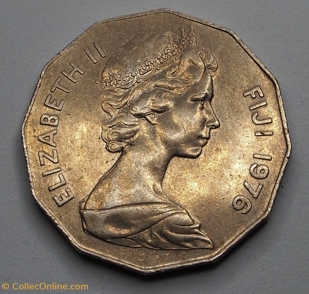 50 Cents - 1976 monnaie monde ile fidji 50 cents 1976