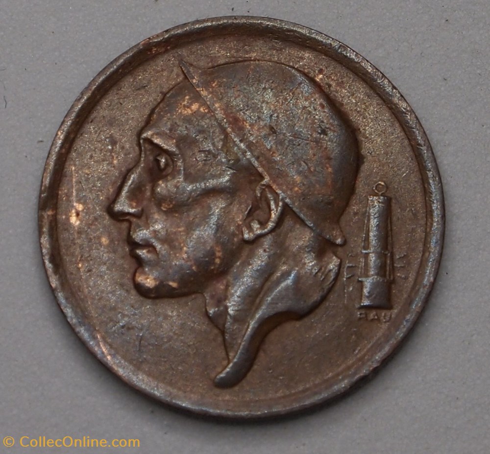 20 Centimes - 1953 monnaies monde belgique 20 centimes 1953