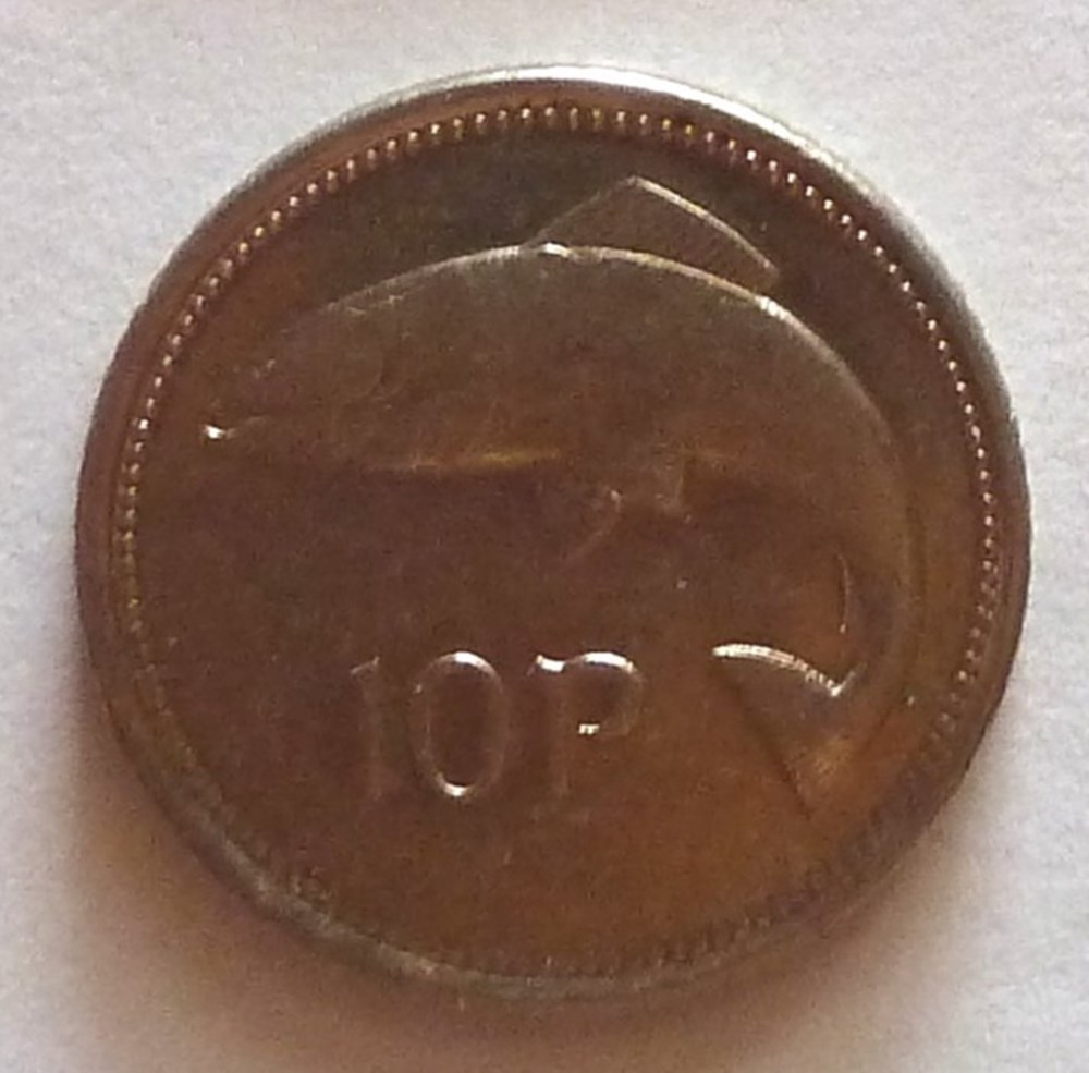 monnaies monde irlande 10 pence 1993