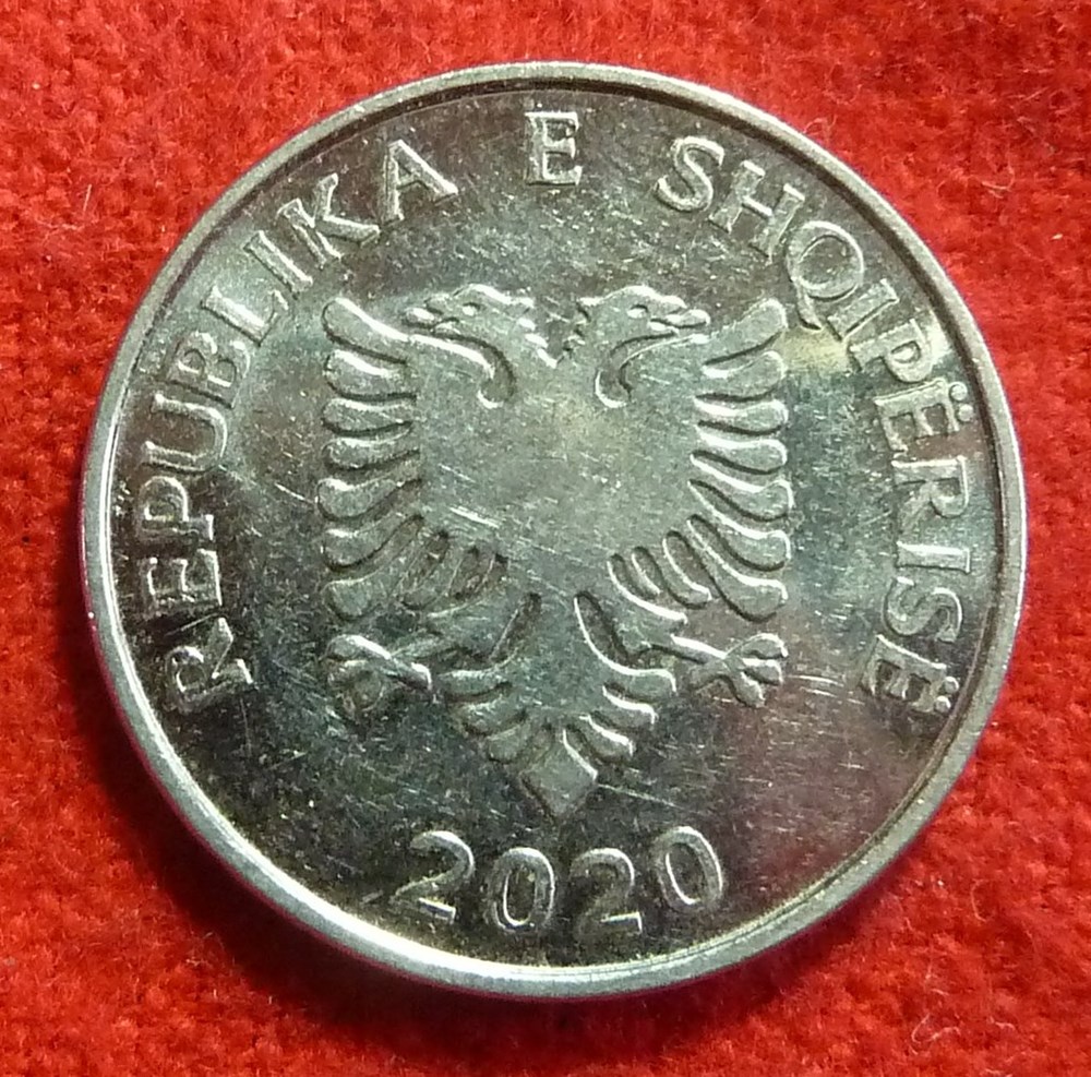 5 lekë - 2020 monnaies monde albanie 5 leke 2020
