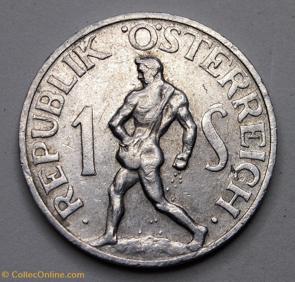 1 Schilling - 1946 monnaie monde autriche 1 schilling 1946
