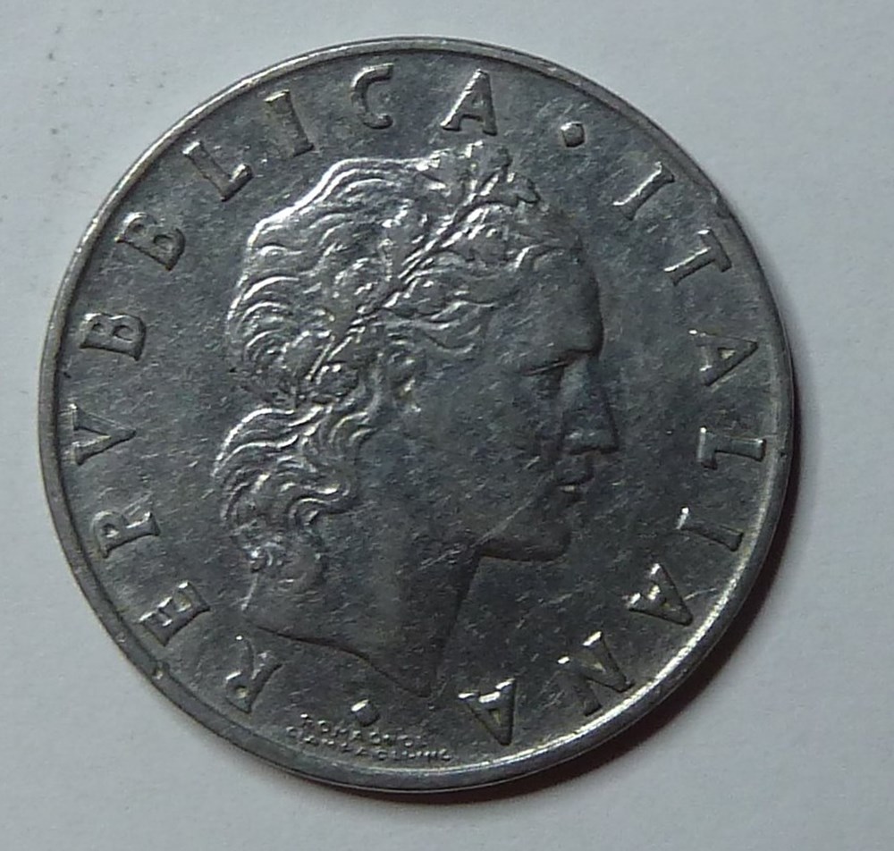 50 Lires - 1954 R monnaies monde italie 50 lires 1954 r