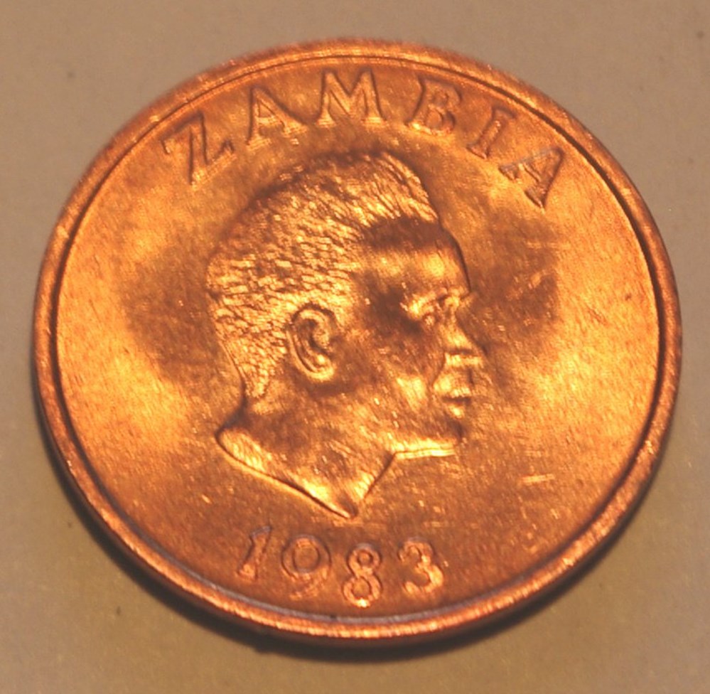 1 ngwee - 1983 monnaies monde zambie 1 ngwee 1983