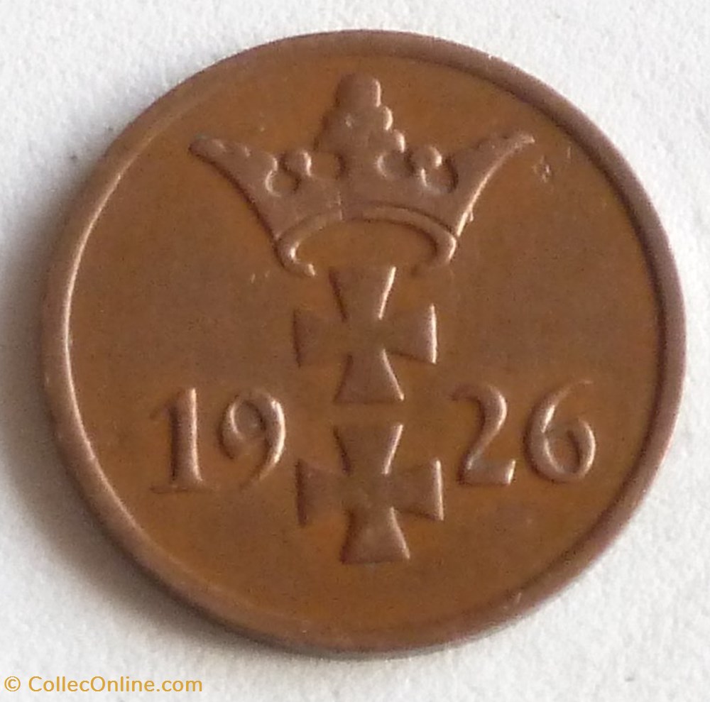 monnaies monde pologne 1 pfennig 1926 a