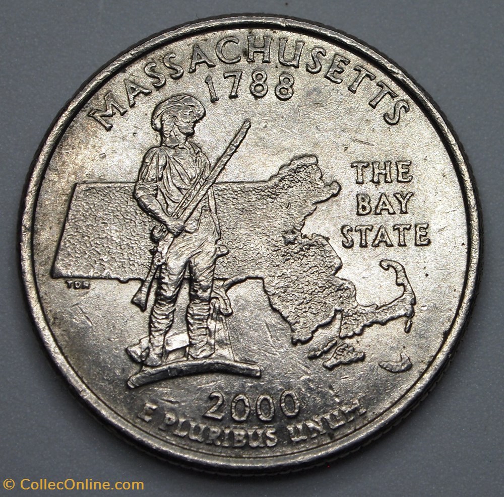 1/4 dollar ( 25 cents ) - 2000 D monnaie monde etat uni 1 4 dollar 25 cents 2000 d