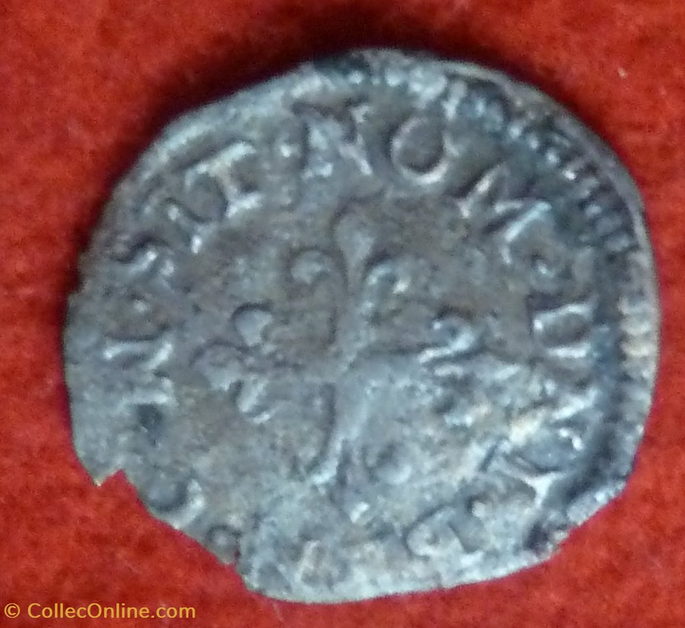 Liard a l'H couronnee - 1578 - Toulouse monnaies europe medievale france royales liard a h couronnee 1578 toulouse