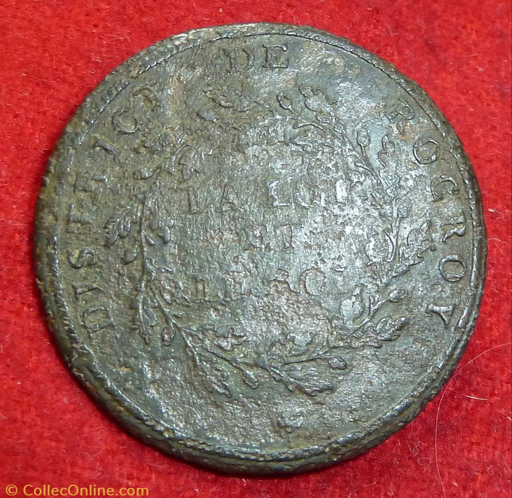 vetement et accessoire bouton militaire rocroy 1789 1790