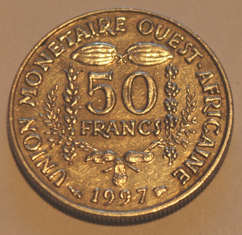 50 Francs - 1997 monnaies monde banque centrale etats de l afrique ouest 50 francs 1997