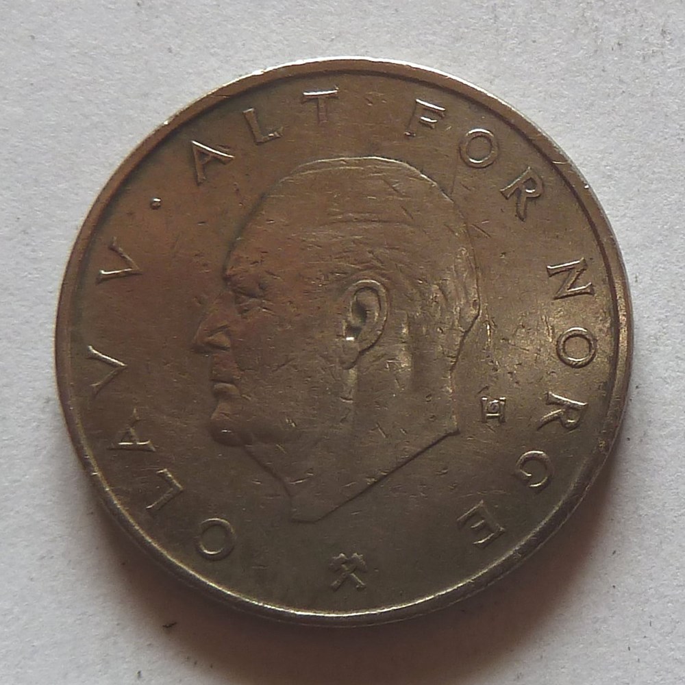 1 Krone - 1976 monnaies monde norvege 1 krone 1976